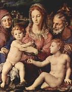 Angelo Bronzino Anna und Johannes dem Taufer painting